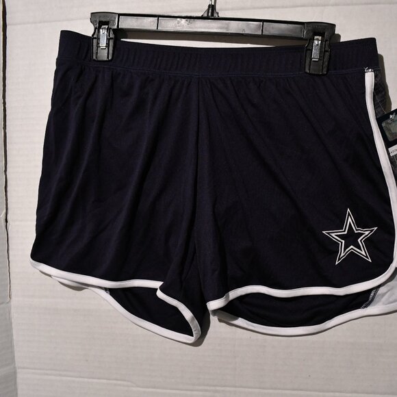 Dallas Cowboys Women’s Running Shorts Size Medium Navy NWT - Picture 2 of 5